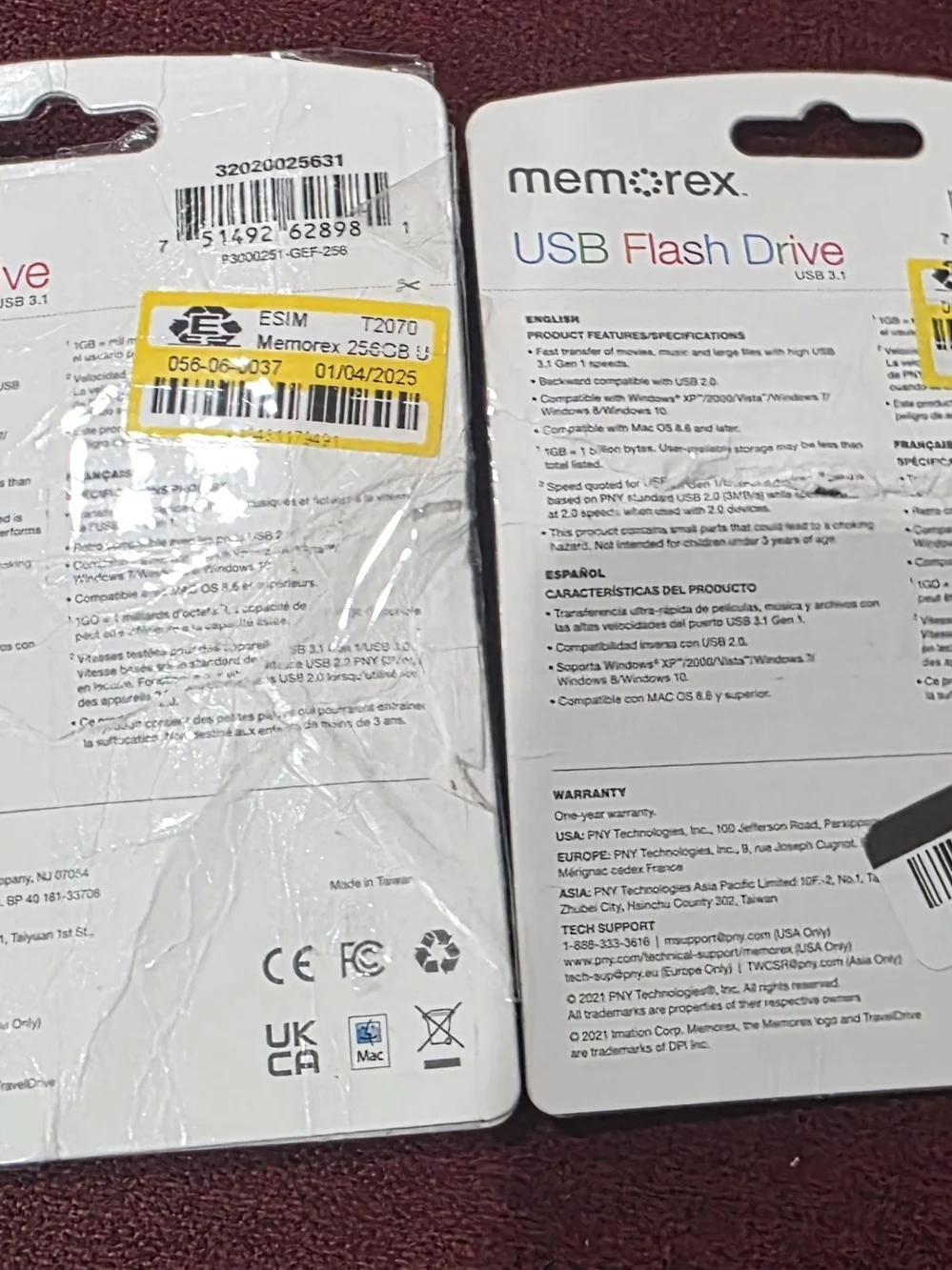 Memorex 256GB USB 3.1 Flash Drive - Black